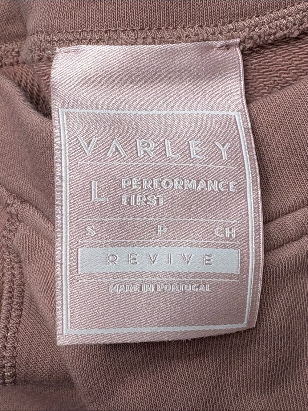 Varley Blush Manning Double Side-Zip Sweatshirt Size Large - Picture 10 of 12